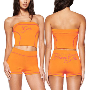 เซ็ต2ชิ้นสำหรับผู้หญิงชุด2ชิ้นเสื้อแจ็กเก็ตแบบมีรูเปิดปิด2025กางเกงทรงสูงกำหนดได้เอง - Product Image 3