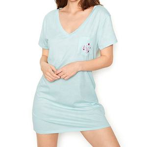 Top Corto de Algodón 100% Negro Liso con Cuello en V y Hombros Caídos para Mujer, Sexy y Juvenil, Primavera 2026 - Product Image 5