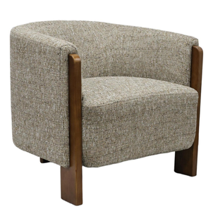 Fauteuil d'appoint en bois rembourré sur mesure pour salon, OEM ODM disponible - Product Image 1