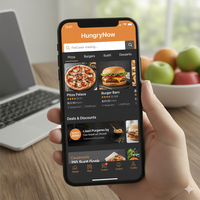 Lanzar su propio negocio de entrega de comida - Aplicación de marca blanca con seguimiento de pedidos en vivo por GPS, tablero de analítica inteligente y informes