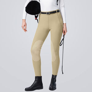 Pantalones de equitación para mujer, mallas de rendimiento de secado rápido, bolsillo, estampado de silicona, deporte ecuestre al aire libre, Jodhpur & Breeches - Product Image 6