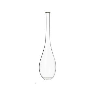 Vase à fleurs en verre transparent pour la décoration florale, améliorant l'éclat intérieur avec un aspect propre et poli - Product Image 1