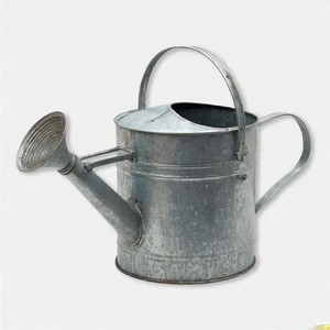 Regadera Galvanizada Artesanal con Motivo Floral Ideal para Plantas de Balcón y Decoración de Estilo Rural - Product Image 2