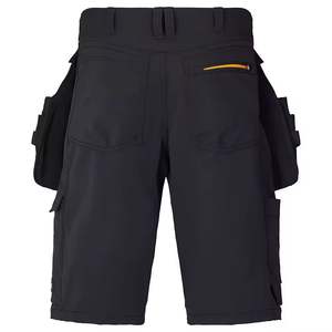 Pantalones Cortos Cargo Elásticos de Cintura Alta de Spandex/Poliéster para Hombre, Verano 2023, Estilo Urbano Informal con Múltiples Bolsillos - Product Image 3