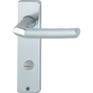 Birmingham 1117/202KP/AP Aluminium F1 SK/OL Short Escutcheon Set Square Lever Handle for Blinds <b>Shades</b> Shutters HOPPE Product - Product Image 1