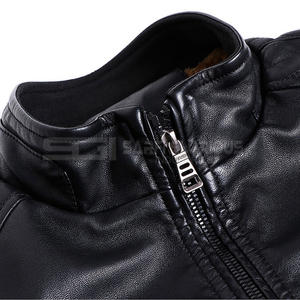 Vente en gros Oem Meilleure vente veste en cuir véritable 2025 veste en cuir pour hommes respirante de haute qualité 100% cuir véritable - Product Image 3