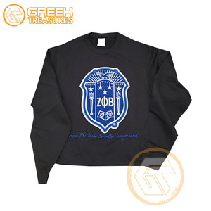 Sudadera de Invierno para Mujer con Cuello Redondo, Bordada a Medida, Lisa y Teñida, de GREEK TREASURES, para la Hermandad Zeta Phi Beta, Venta al por Mayor - Product Image 4