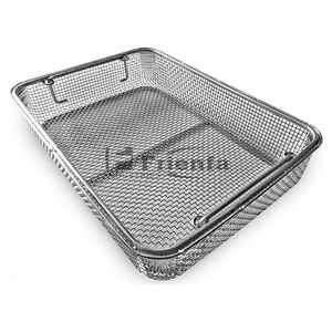 Cestas de malla de alambre hechas de acero inoxidable quirúrgico médico para esterilización Precios al por mayor Cestas de esterilización - Product Image 1