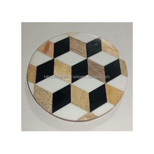 Elegant Design Handmade Coffee Tea <b>Coaster</b> <b>for</b> <b>Drink</b> Mats and Pads Wooden <b>Coaster</b> Home Tableware <b>for</b> Hotel and Restaurant - Product Image 1