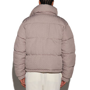 Chaqueta acolchada de algodón informal de moda sólida para hombre, Parka gruesa de invierno con capucha cálida, prendas de vestir de lona para senderismo - Product Image 2