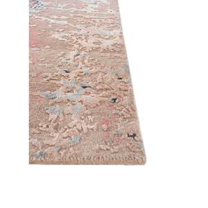 Alfombra de Lana y Seda de Bambú Anudada a Mano en Rosa y Morado de Kavi, Diseño Abstracto de Teoría del Caos para Decoración de Sala de Estar, Nueva, 9x12, Esk-407 - Product Image 4