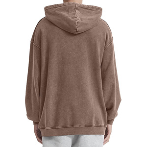 Sweat à capuche en molleton pour homme avec logo personnalisé de haute qualité - Mélange polyester/coton, séchage rapide - Product Image 3