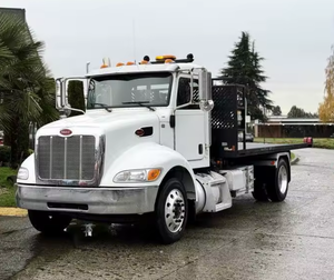 Precio Económico 2020 2021 2022 Camión Usado Peterbilt 330 de Plataforma Plana de 16 Pies con Gancho Deslizante LHD/RHD Bajo Kilometraje Envío Mundial - Product Image 3
