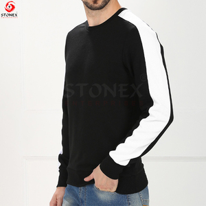 Custom High Quality Men's Crewneck Sweatshirt Fleece and Cotton <b>Blend</b> Pullover for Winter Digital Printing - Product Image 1