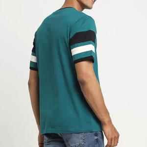 Top Tendance Hommes 100% Coton Streetwear T-Shirt Dernière Collection Impression Numérique Tissu Tricoté Teint Uni Prix Raisonnables - Product Image 2