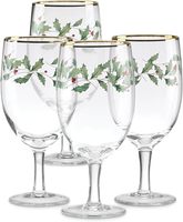Ensemble de verres à vin en cristal pour les fêtes, verre soufflé à la main de luxe, décoration festive de Noël, hiver, Coupe du monde 2026