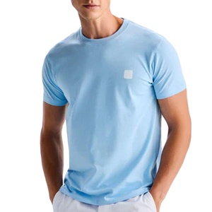 เสื้อยืดผ้าฝ้ายนุ่ม100% สำหรับทุกเพศเสื้อยืดผ้าโพลี/ผ้าฝ้ายพิมพ์โลโก้ตามสั่ง180gsm โลโก้ได้ตามต้องการ - Product Image 1