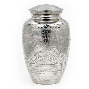 Urnes de crémation de style américain pour animaux de compagnie Conception unique Fabriqué à la main en aluminium et métal Fournitures funéraires en gros - Product Image 2