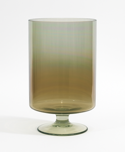 Vase en verre gaufré moderne Vase de mariage de table design floral vintage Vase à fleurs décoratif artistique - Product Image 4