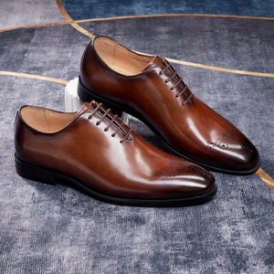 Mocassins en cuir pour homme, décontractés et faciles à enfiler, pour le bureau et la marche quotidienne, en cuir véritable respirant et léger - Product Image 1