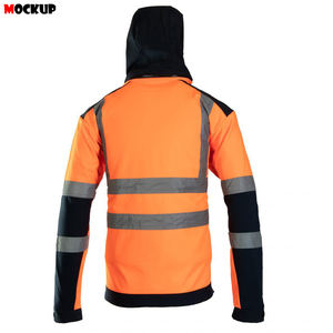Venta al por mayor 2025 peso ligero mangas completas cremallera frontal ropa de trabajo precio barato ropa de seguridad de trabajo chaqueta de seguridad - Product Image 2
