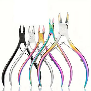 Herramienta de Manicura y Pedicura de Precisión, Cortacutículas de Acero Inoxidable, Cuchilla Curva, Apertura de Mandíbula Ancha, Profesional y Duradero para Piel Muerta - Product Image 1