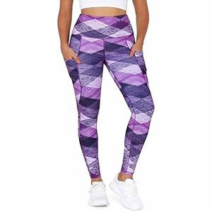Venta caliente último estilo mujeres Legging bajo MOQ Yoga desgaste cintura elástica mujeres medias Yoga Legging hecho por vestido deportes - Product Image 1