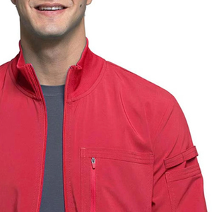 Uniforme médical respirant à succès, blouses médicales décontractées rouges pour hommes, broderie personnalisée, uniformes de soins infirmiers, vestes - Product Image 5