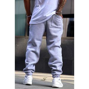Pantaloni sportivi 2 pezzi rasterizzati a 3 fili grigi & neri con cintura elastica e interno morbido sfocato