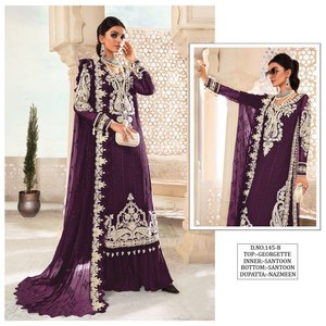 Launching New <b>Pakistani</b> Georgette Embroidery Suit for <b>Eid</b> Festival by Royal Export - Product Image 6