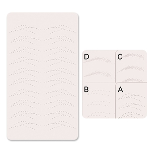 눈썹 모양 가짜 피부 PMU 훈련 연습 스킨 용품 Microblading Micro음영 눈썹 문신 영구 화장 - Product Image 2
