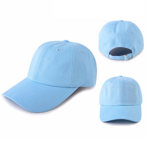 Gorras de béisbol de algodón de 6 paneles de alta calidad estilo deportivo con bordado a mano para bebés - Product Image 1