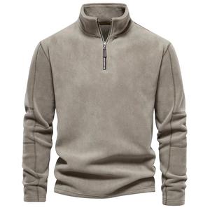 Sudadera con capucha transpirable a prueba de viento con cuello levantado de poliéster informal para exteriores de otoño para hombre, diseño de alta calidad - Product Image 1