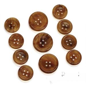 Botones de Cuerno de Búfalo Natural al por Mayor, Acabados y Coloridos para Accesorios de Ropa, Alta Calidad - Product Image 3