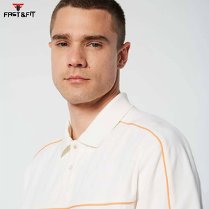 Polo de entrenamiento de manga corta hecho profesional, camiseta Polo, nuevo diseño, polos para hombre, polos de la mejor calidad para hombre - Product Image 6