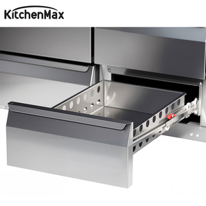 KitchenMax Industrial Freezer Workbench -18℃ Refrigerated Processing Table Stainless Steel Butcher/Bakery Cold <b>Work</b> <b>Station</b> - Product Image 5