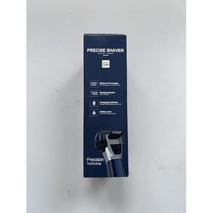 Afeitadora Eléctrica Recargable para Hombre, 5 Elementos de Afeitado, Uso en Seco/Húmedo, 100 Minutos de Autonomía, Recortadora Integrada, Azul, IPX7, para Cuerpo - Product Image 1