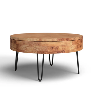 Kusum Art personnalisé classique, moderne et luxueux table basse en bois massif ensemble de meubles de salon d'extérieur - Product Image 1