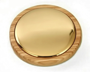 Brass & Wooden Coaster - Product Image 1