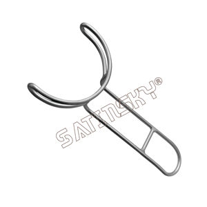 Écarteurs de joues et de lèvres orthodontiques dentaires, ouvre-bouche double extrémité en acier inoxydable, manuel, certifié CE, qualité supérieure - Product Image 1