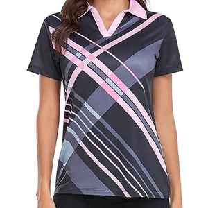 Nuevas Camisetas Polo Estampadas 100% Algodón para Mujer, Camisetas Polo Estampadas de Algodón y Poliéster de Alta Calidad, Hechas a Medida - Product Image 1