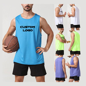 เสื้อกล้ามออกกำลังกายเล่นฟิตเนสระบายอากาศได้ดีของผู้ชายเสื้อออกกำลังกายเล่นฟิตเนสระบายอากาศได้ดีทำจากผ้าฝ้าย100% ออกแบบได้ตามต้องการ - Product Image 2