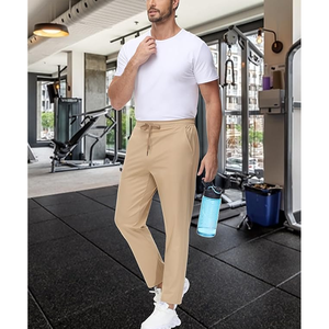 Anti Wrinkle Workout Gym Training <b>Joggers</b> <b>Men's</b> Sweatpants with Pockets, Anti-wrinkle, <b>Man</b> Trouser, Plain Dyed Trouser - Product Image 4