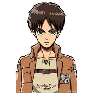 Póster del Anime Ataque a los Titanes con Eren - Product Image 1