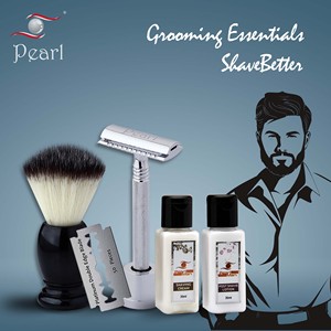Perle Meilleure Qualité Classique Rose Or Rasoir De Sécurité Double Lames En Acier Inoxydable En Laiton Poignée En Métal Twist Conception Ouverte pour Le Visage - Product Image 5