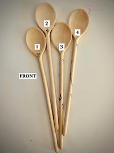 Juego de Cubiertos Tradicionales de Madera Natural Sostenible, Utensilios Reutilizables para Cocinas Modernas - Product Image 3