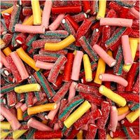 Bonbons gélifiés acidulés OEM, bonbons fruités sucrés, bonbons gélifiés halal, bonbons mous, fournisseur en gros