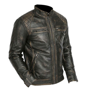 Bonne qualité 2025 veste en cuir à capuche pour hommes personnalisée de haute qualité meilleur prix veste en cuir de mode fabriquée au Pakistan - Product Image 2