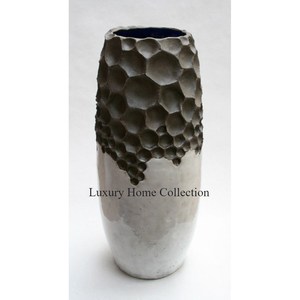 Stylish Industry Trending Home Decorative Flower <b>Vase</b> Hammered Design <b>Copper</b> Plated at Reasonable Price From Indian Supplier - Product Image 6