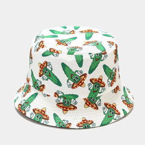 Sombrero de Pescador Estilo Panamá para Viajes al Aire Libre, Protección Solar de Verano, Unisex, 100% Algodón, Transpirable, Diseño de Pato de Dibujos Animados - Product Image 3